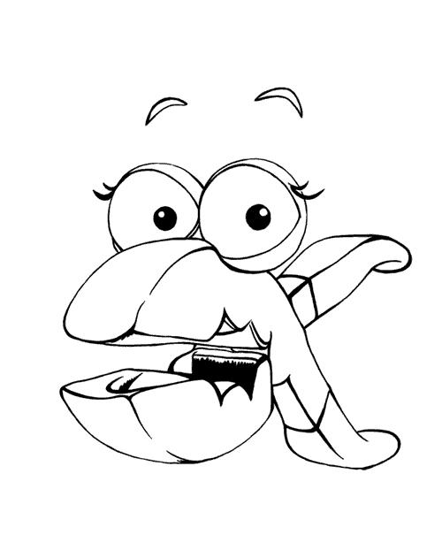 coloriage serra la pince de manny